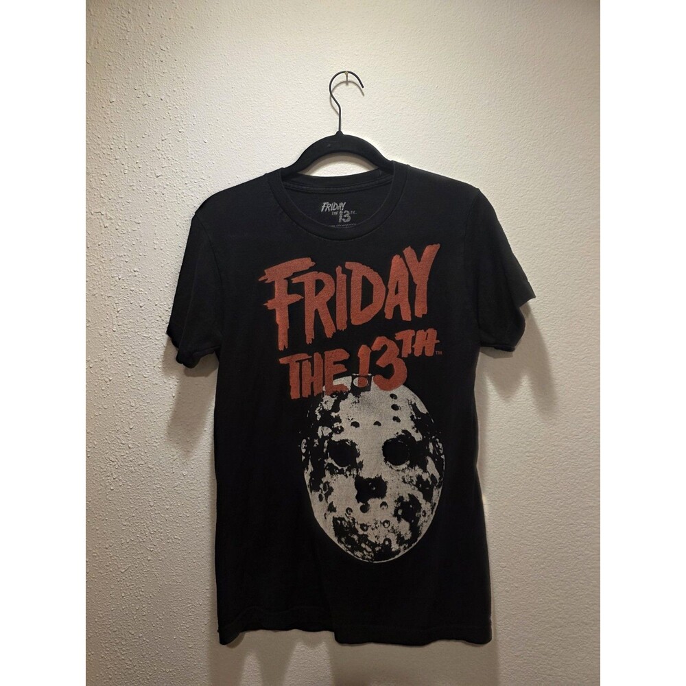 Friday The 13th Horror Movie T shirt Size S Mens Black Shirt